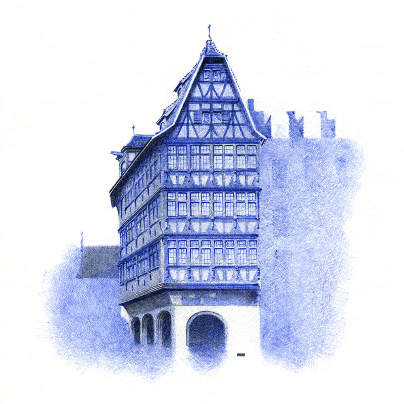 illustration de la maison Kammerzell à Strasbourg