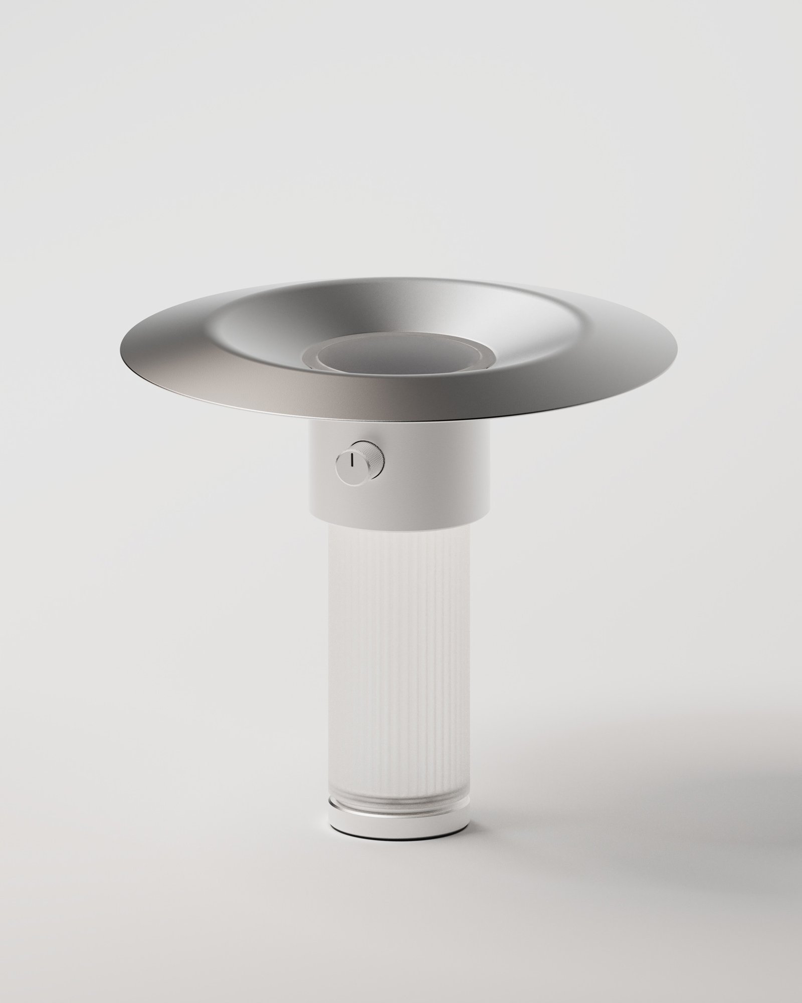 edwin 2 Edwin est une lampe solaire rechargeable conçue par alix videlier design studio à Strasbourg en Alsace. Vue globale sur fond neutre.