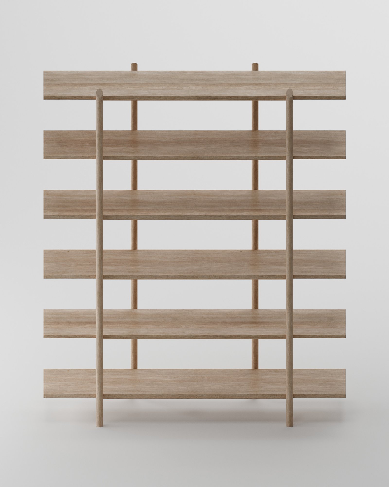 pilotis is a 6 rack design an d scandinavian shelf.