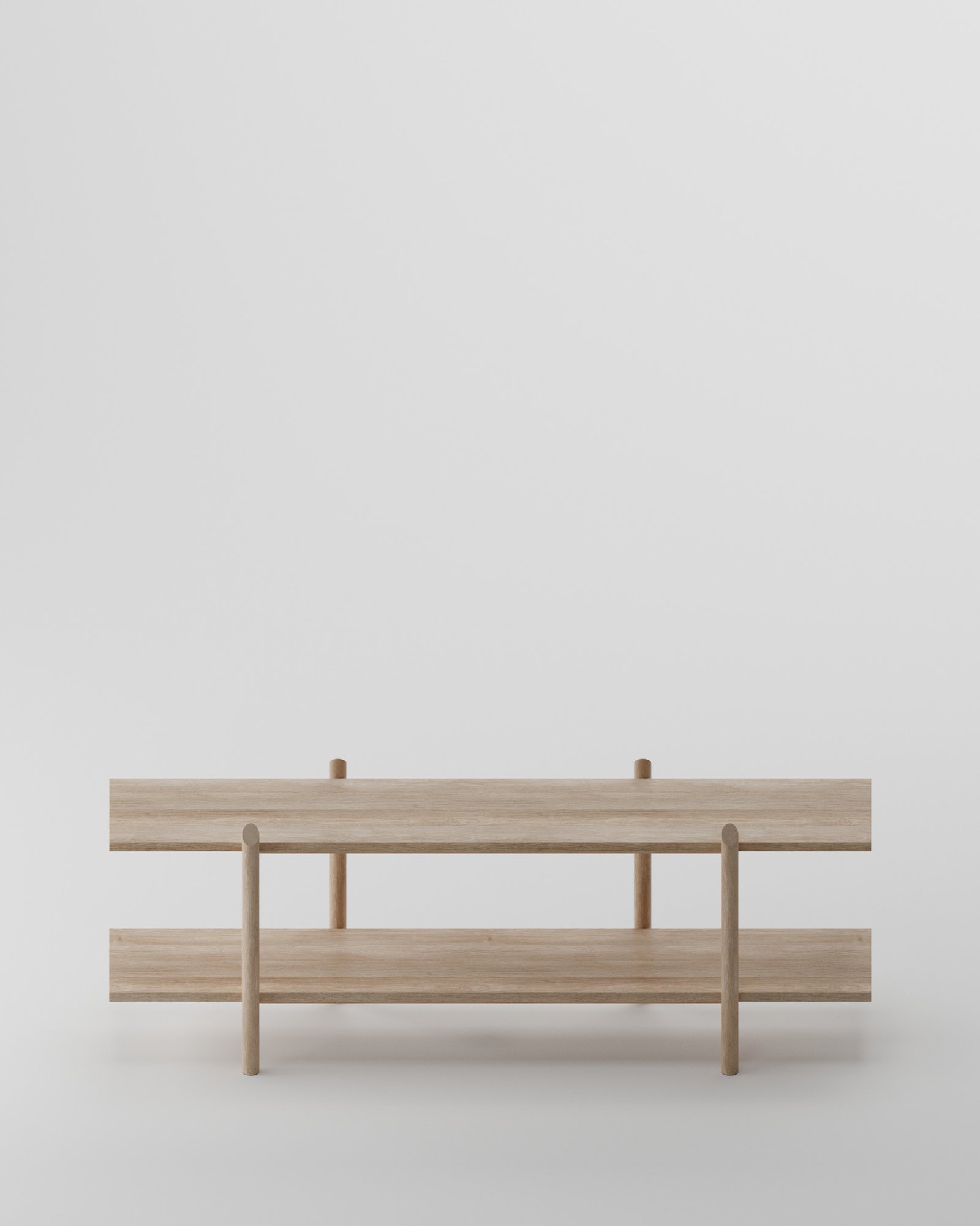 pilotis is a contemporary design shelf.