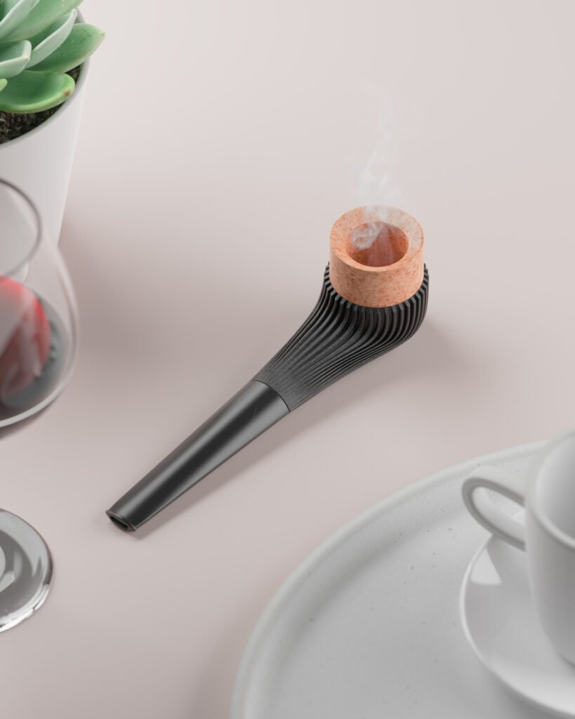 rumi est une pipe traditionnelle imprimée en 3D par alix videlier