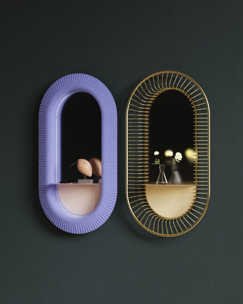 sol et mani sont deux miroirs inspirés de la mythologie nordique.