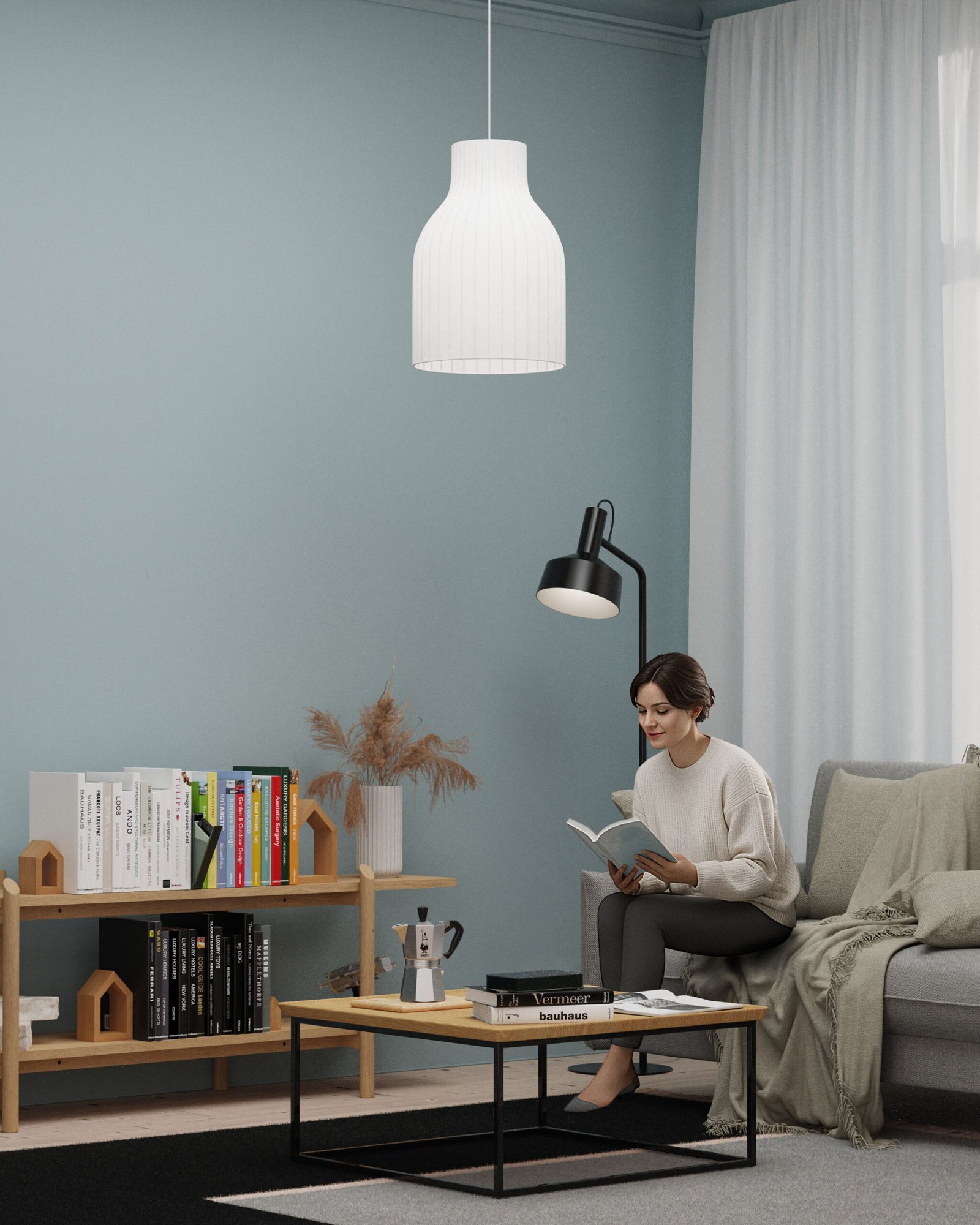 faraday off s'intègre parfaitement dans un salon contemporain