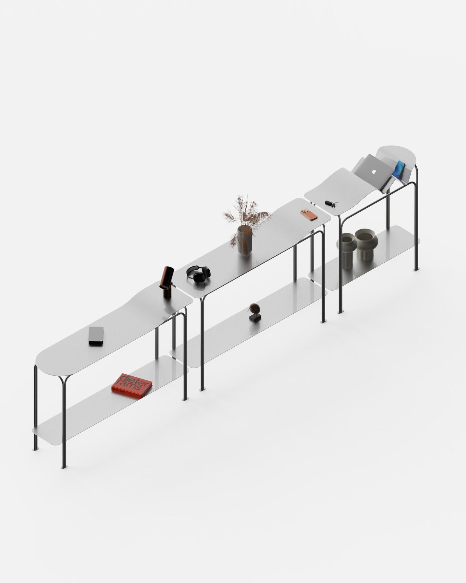 plato est une série de consoles contemporaine et design par alix videlier design studio.